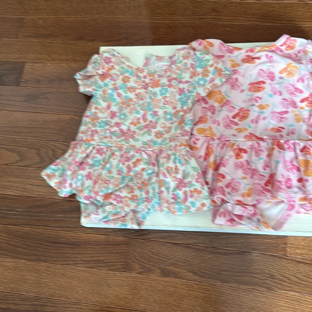 Ruffled Pink and Blue Diaper Covers with Delicate Details